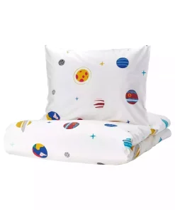 جهان ست کاور سرویس خواب بچه گانه رنگی بعد از ظهر گیاه برند IKEA کد 1750058537