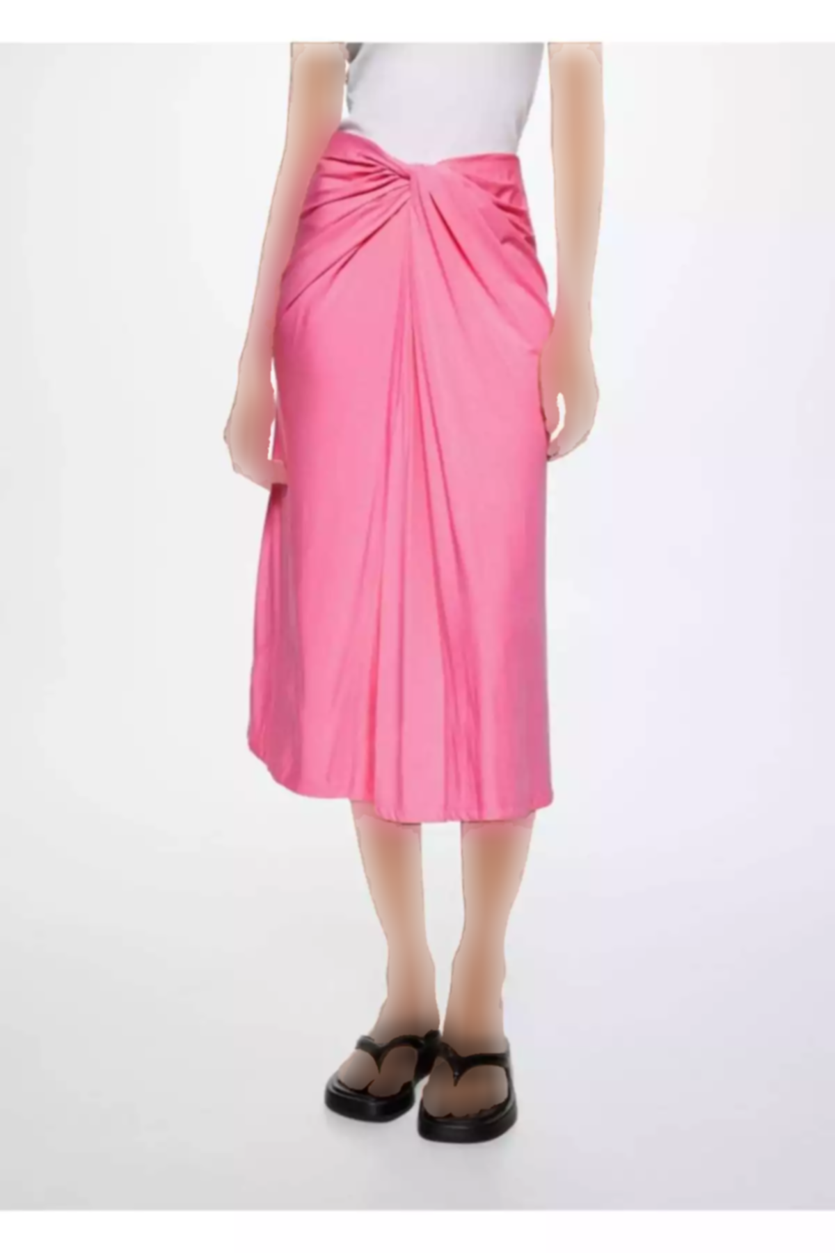 دامن تزئینی طرحدار برند MANGO کد 1751182043