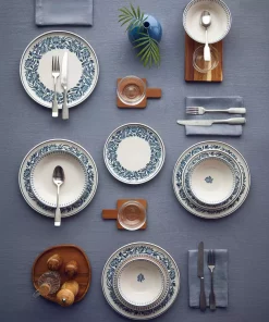 سرویس غذاخوری سرامیک 4نفره 16تکه آبی برند English Home کد 1750184526