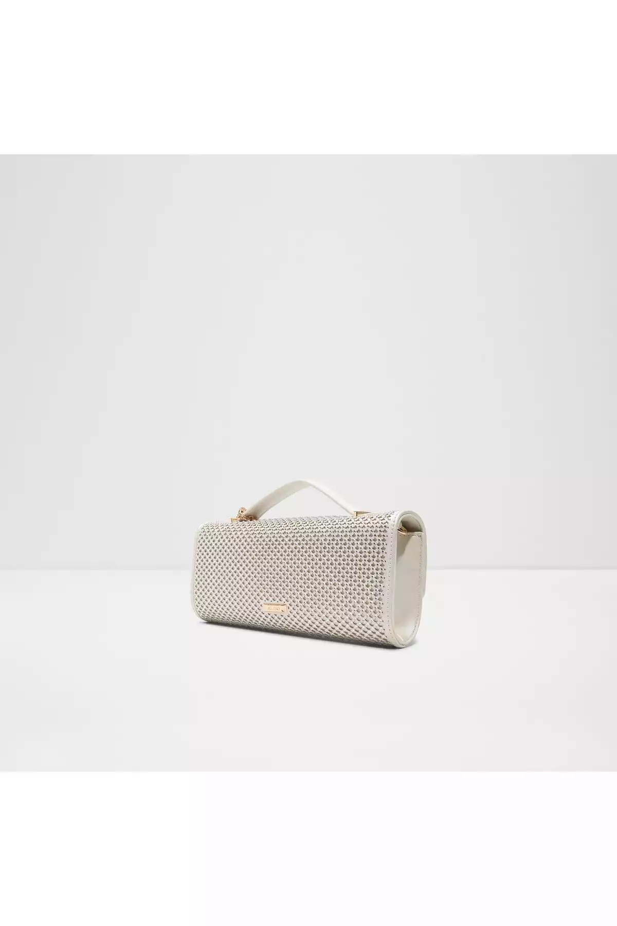 کیف دستی چرم مصنوعی قد متوسط دربدار سفید زنانه نووی برند Aldo کد 1750066869