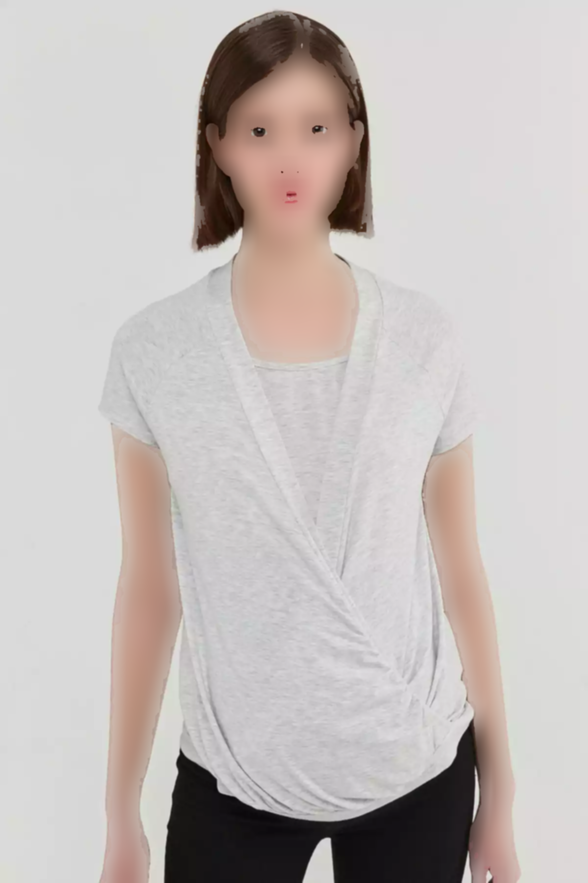 ملانژ طوسی روشن تیشرت برند Penti کد 1750643709