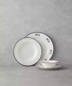 سرویس غذاخوری چینی 6نفره 24تکه مشکی مارسی برند English Home کد 1750184588