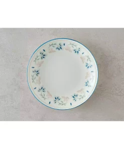 سرویس غذاخوری چینی 6نفره 24تکه سبز صورتی برند English Home کد 1750188126