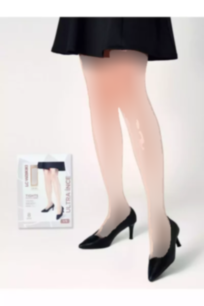 جوراب شلواری رویایی براق 80 بژ زنانه برند LC Waikiki کد 1750984869