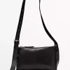 ضربدری کوچک کیف بند‎دار چرم ناپا برند Massimo Dutti کد 1749921073