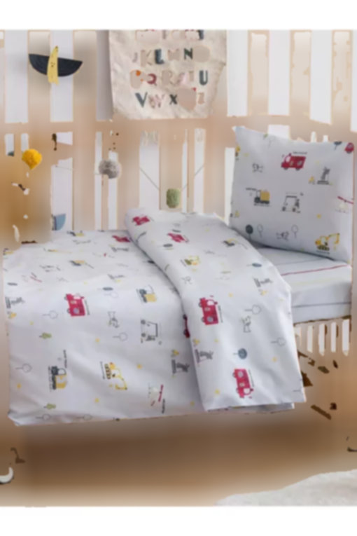 ست کاور سرویس خواب کودک خانه بافته شده چاپی برند LC Waikiki کد 1750049174