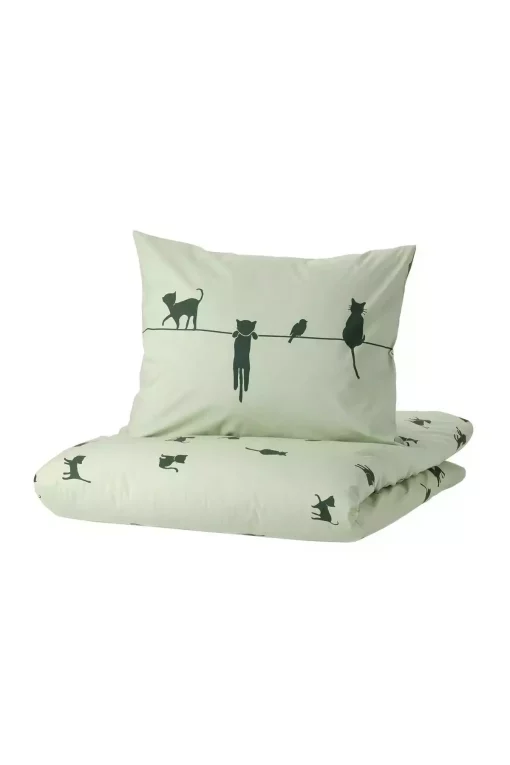 ست کاور سرویس خواب بچه گانه 200پامی 150x طرح‎دار سبز برندروم سانتی متر برند IKEA کد 1750058532