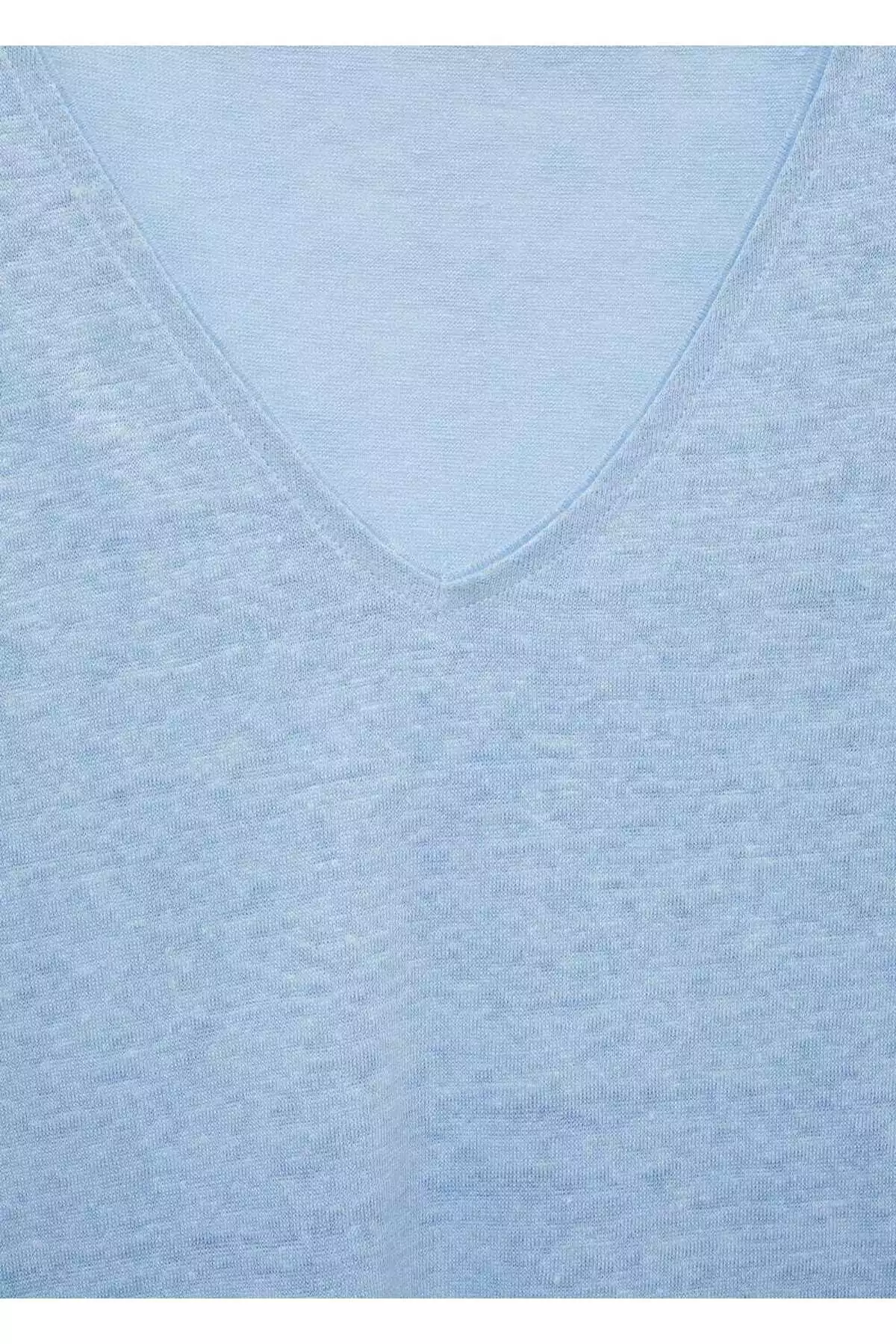 کتان آستین کوتاه تیشرت برند MANGO کد 1750214468