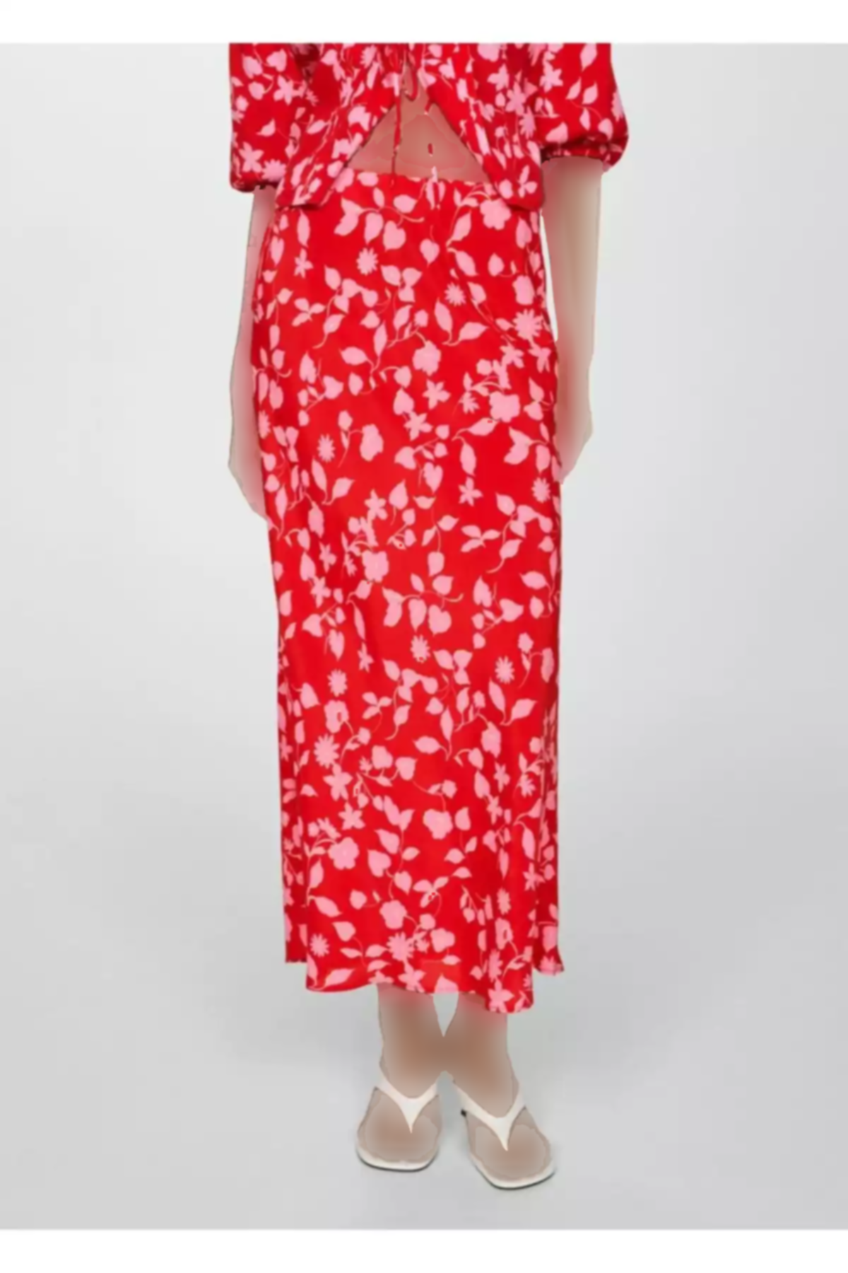 دامن بلند طرحدار برند MANGO کد 1751193724