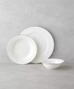 سرویس غذاخوری چینی 4نفره 12تکه نقره ای برند English Home کد 1750188075