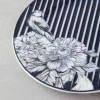 سرویس غذاخوری چینی 6نفره 24تکه باغ سرمه ای سفید برند English Home کد 1750188071