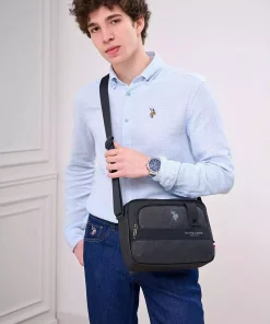 کیف دوشی 24538پستچی مشکی assn برند U.S. Polo Assn. کد 1749179592