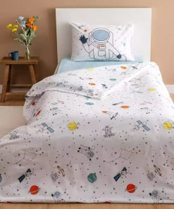 ست کاور سرویس خواب بچه گانه چاپی برند LC Waikiki کد 1750056069