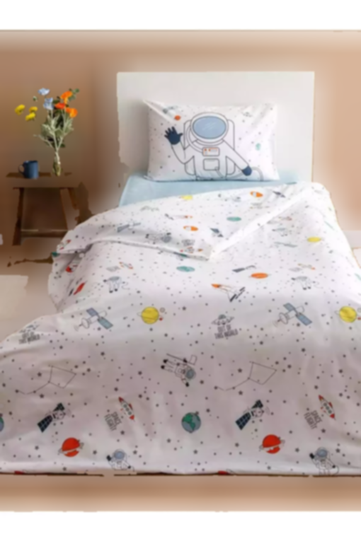 ست کاور سرویس خواب بچه گانه چاپی برند LC Waikiki کد 1750056069
