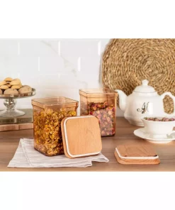 ظرف نگهداری چوب درب‎دار کاویرا برند Madame Coco کد 1750045869