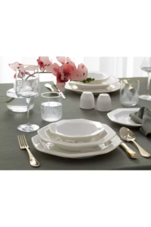 سرویس غذاخوری چینی 6نفره 24تکه طلایی لونی برند English Home کد 1750188129