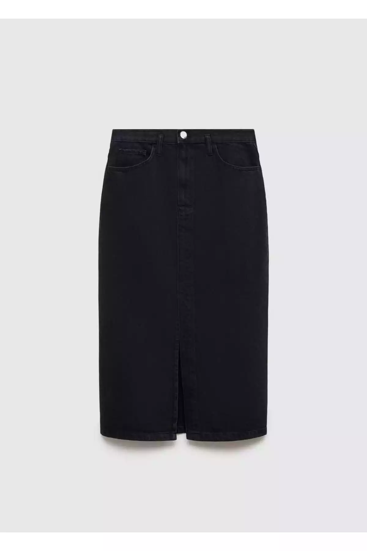 دامن چاک دار جین برند MANGO کد 1751182044