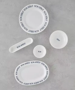 سرویس صبحانه چینی 4نفره 12تکه مشکی برند English Home کد 1750188063