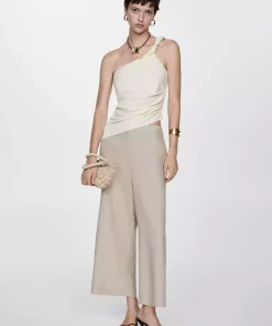 بژ شلوار زنانه برند MANGO کد 1750843803