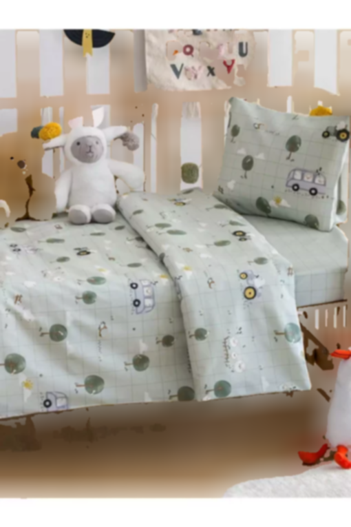 ست کاور سرویس خواب کودک خانه بافته شده چاپی برند LC Waikiki کد 1750049230