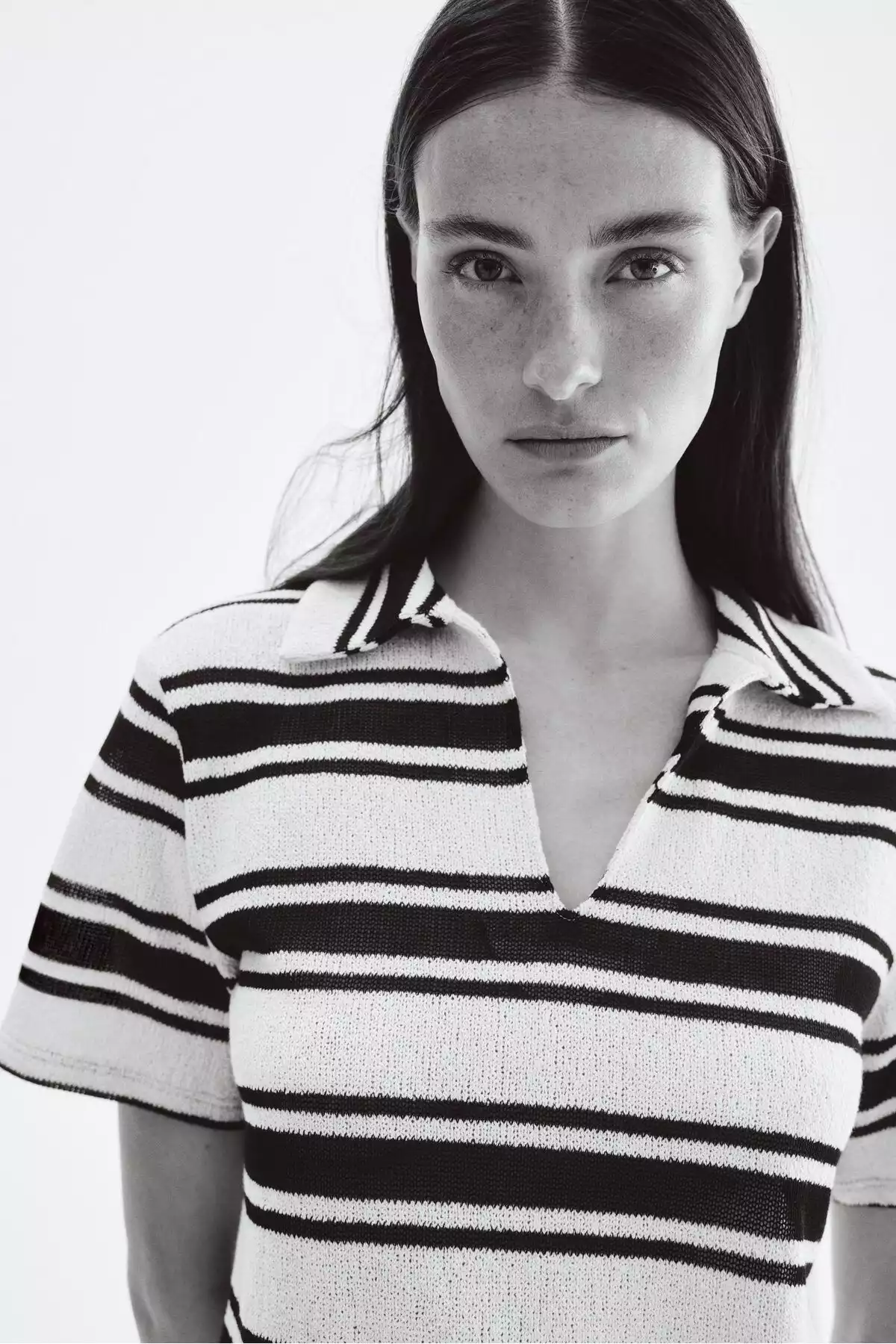 بافتنی بالا یقه دار برند H&M کد 1749496585