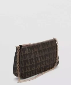 آرم طرح زنجیردار طرحدار کیف برند MANGO کد 1749912742