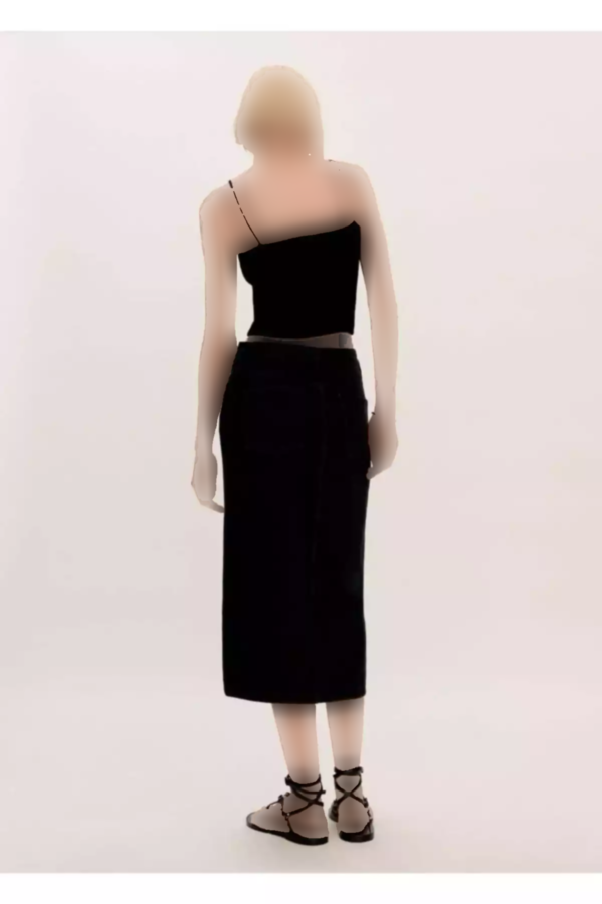 دامن چاک دار جین برند MANGO کد 1751182044