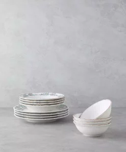 سرویس غذاخوری چینی ظریف 4نفره 12تکه رنگی برند English Home کد 1750184590