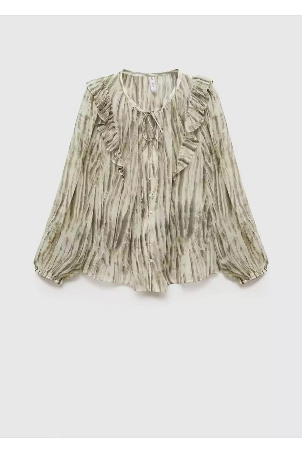 بلوز نیمه طرحدار شفاف برند MANGO کد 1750210043