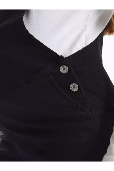 سرهمی جین جدید یقه مربع LC Waikiki زنانه مشکی برند LC Waikiki کد 1750990328