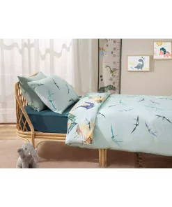 ست کاور سرویس خواب پنبه پسرانه سبز 160x220cm برند English Home کد 1750049231