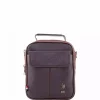 ضربدری آرم فلزی کیف مردانه بند‎دار assn قهوه برند U.S. Polo Assn. کد 1749179465