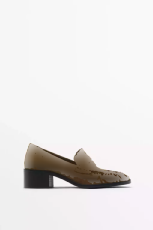 پاشنه بلند جیر کلفت برند Massimo Dutti کد 1750075932