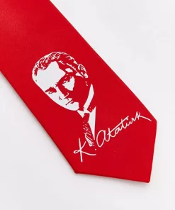 کراوات پسرانه چاپی اتا ترک قرمز برند LC Waikiki کد 1749677835