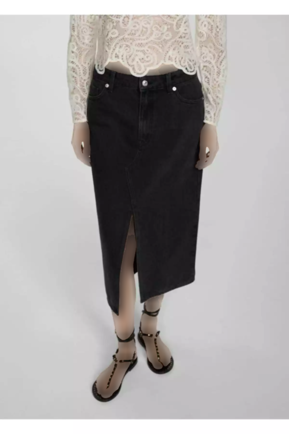 دامن جین برند MANGO کد 1751181927