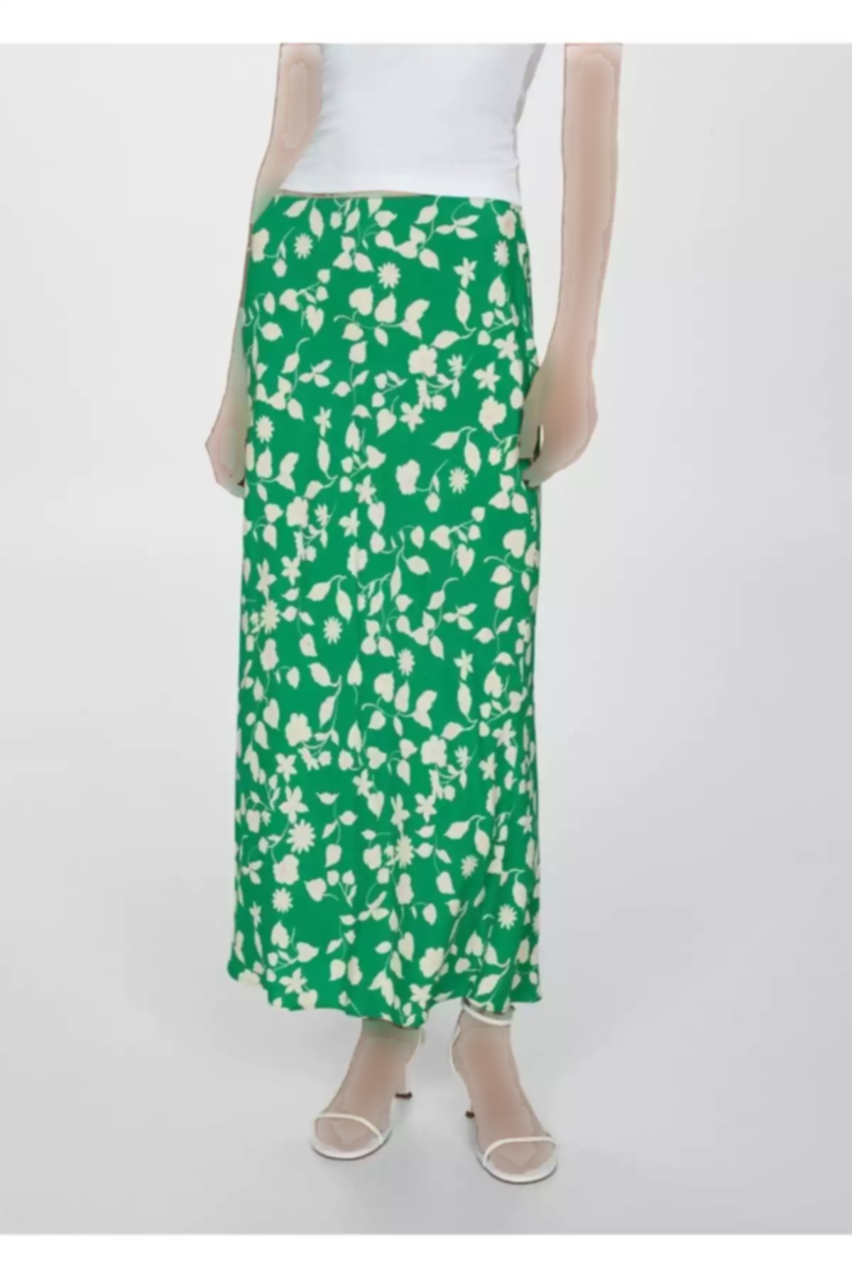 دامن بلند طرحدار برند MANGO کد 1751204468