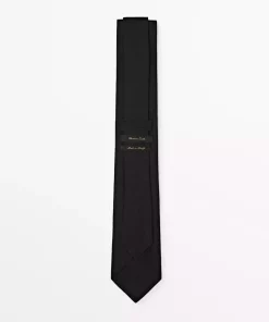 کراوات پنبه ابریشم پیچ و خم برند Massimo Dutti کد 1749677587
