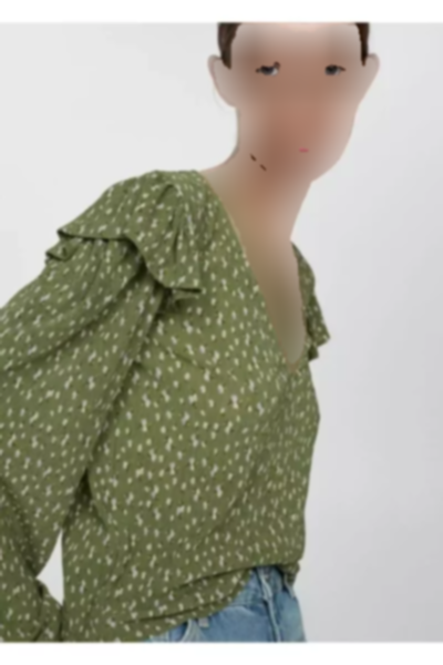 بلوز طرح‎دار والان‎دار برند MANGO کد 1750214467