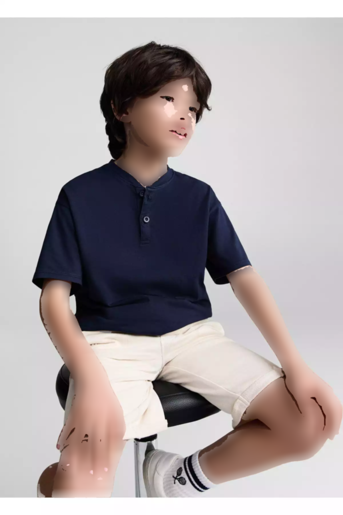 تیشرت پسرانه سرمه ای برند MANGO کد 1749835875