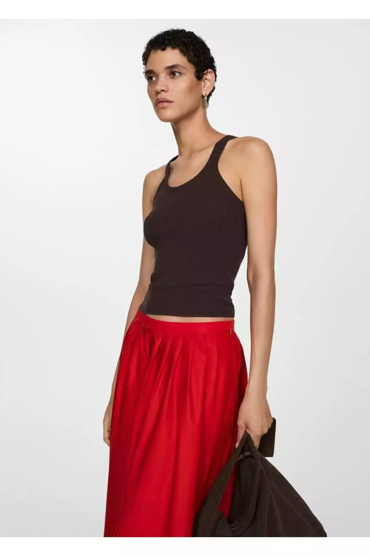 دامن پیله دار برند MANGO کد 1751181986