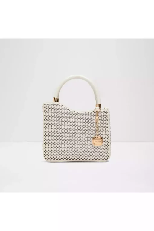 دسته دار قد کوچک سفید روشن کیف زیپدار زنانه غروب آفتاب برند Aldo کد 1750066868