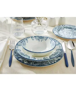 سرویس غذاخوری چینی 2نفره 8تکه سرمه ای هیپنوها برند English Home کد 1750188066