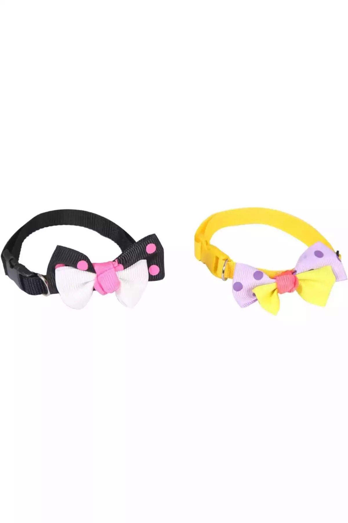 340 2قطعه، گردن سگ گربه پاپیون دار سیاه چند رنگ زرد) ، یقه X-Perk برند Pawise کد 1750913590