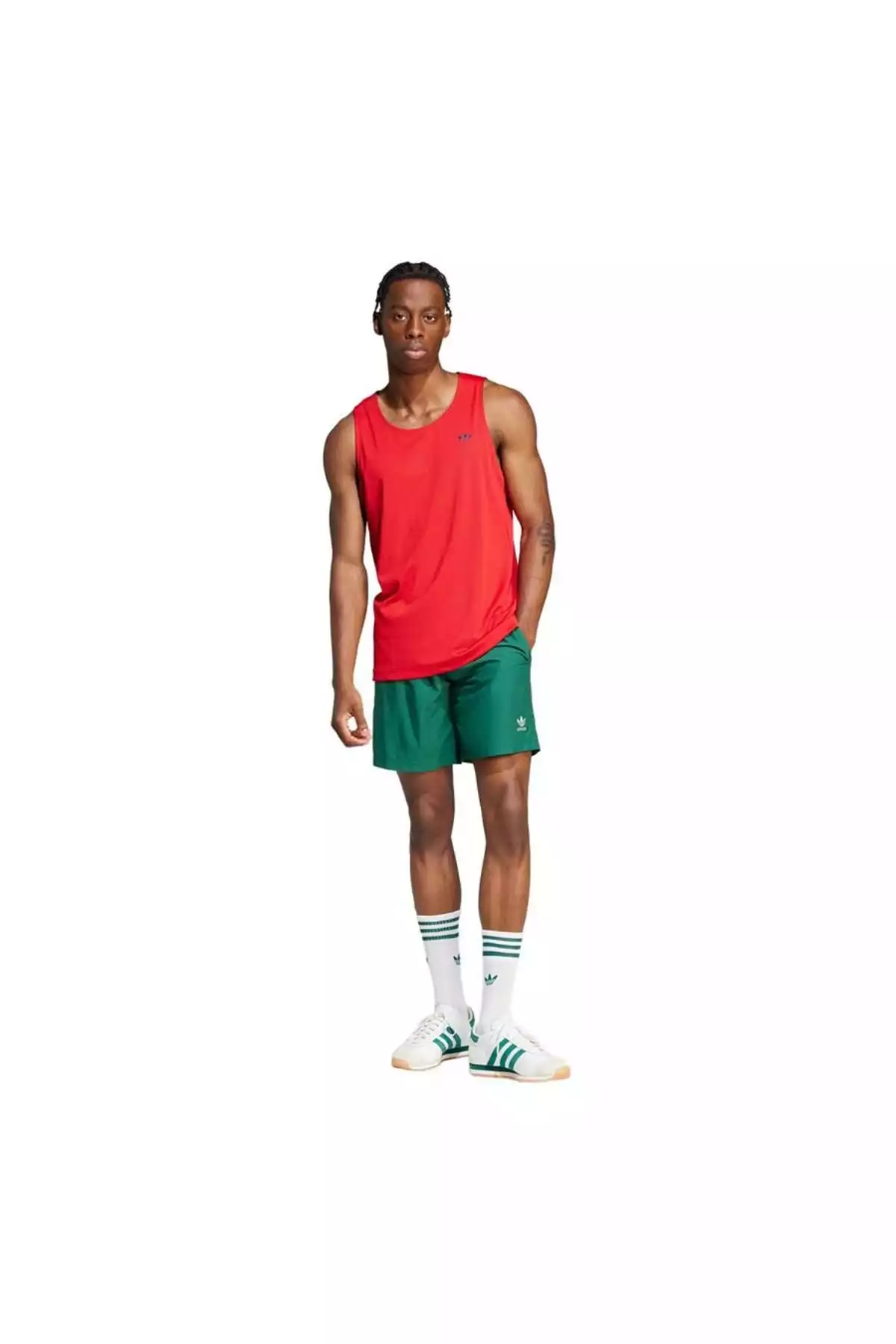 شلوارک ساحلی سبز ۰ خیگرا مردانه برند adidas کد 1749407465