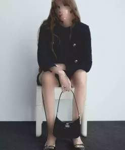 کیف دوشی به صورت ورنی برند MANGO کد 1749912793