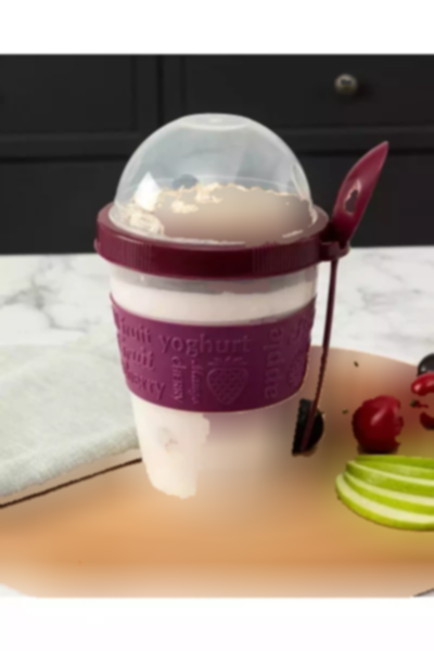 ظرف 600میلی لیتر گلدار سه رنگ قاشق دار برند Madame Coco کد 1750037303