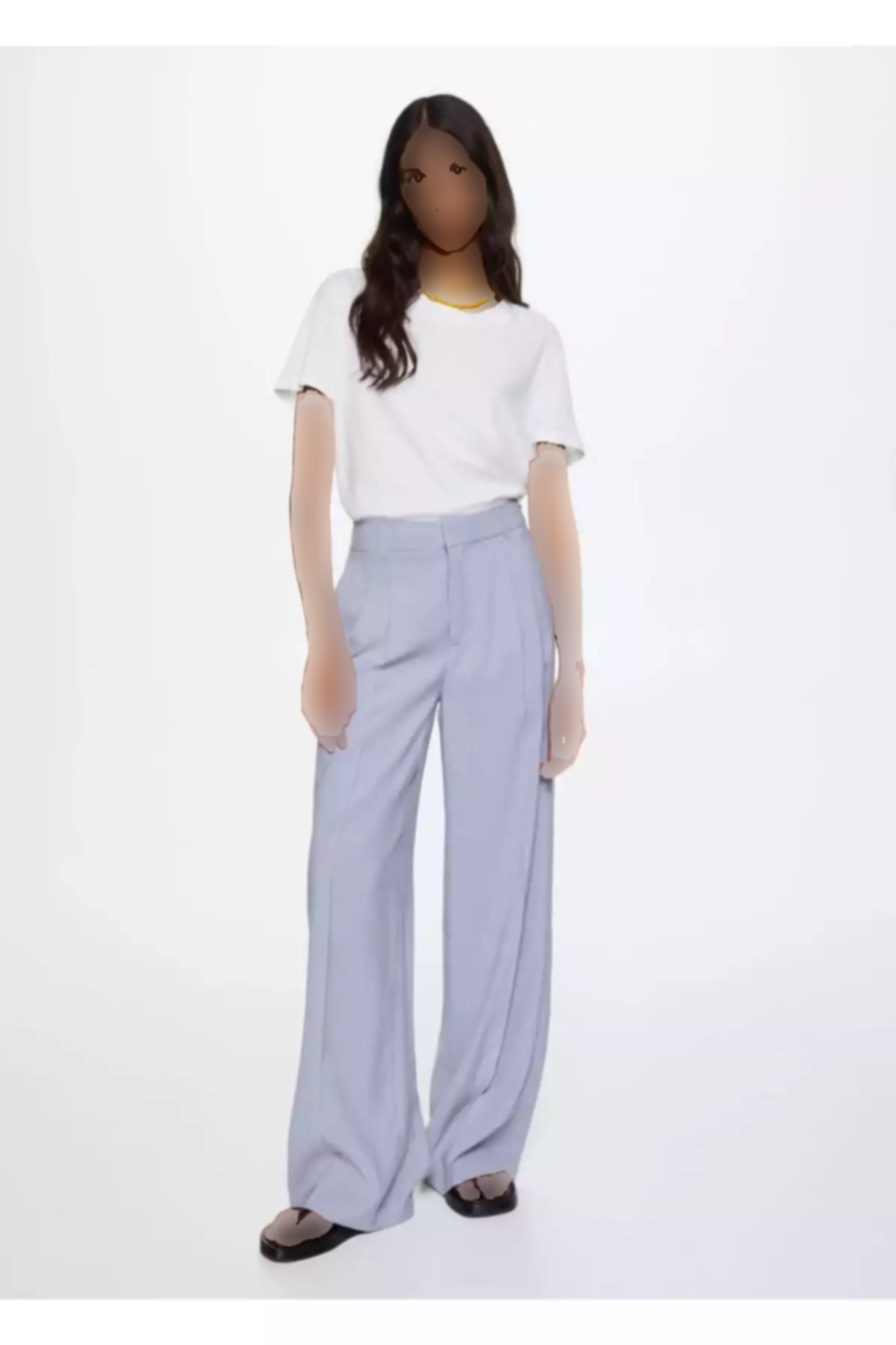 تیشرت کتان-پنبه برند MANGO کد 1750210044