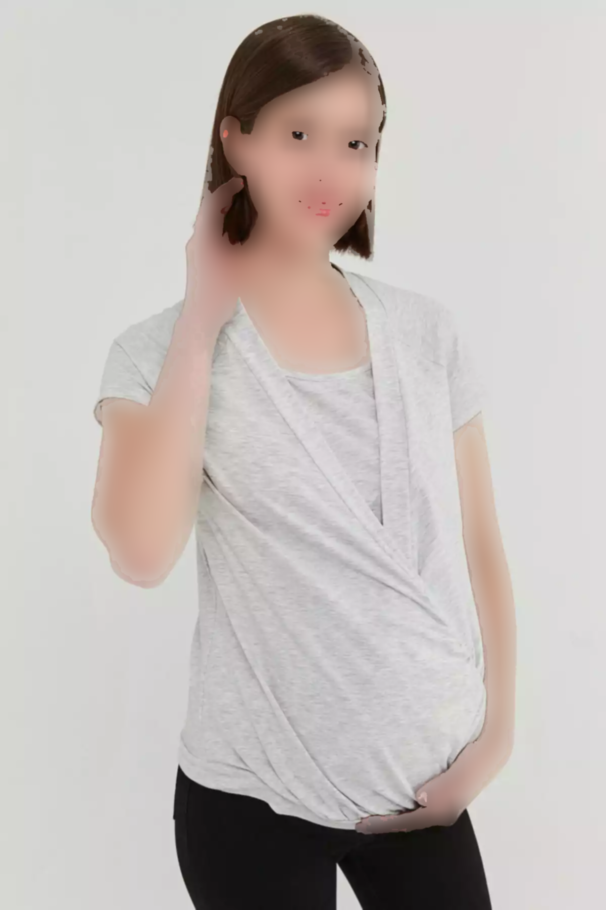 ملانژ طوسی روشن تیشرت برند Penti کد 1750643709