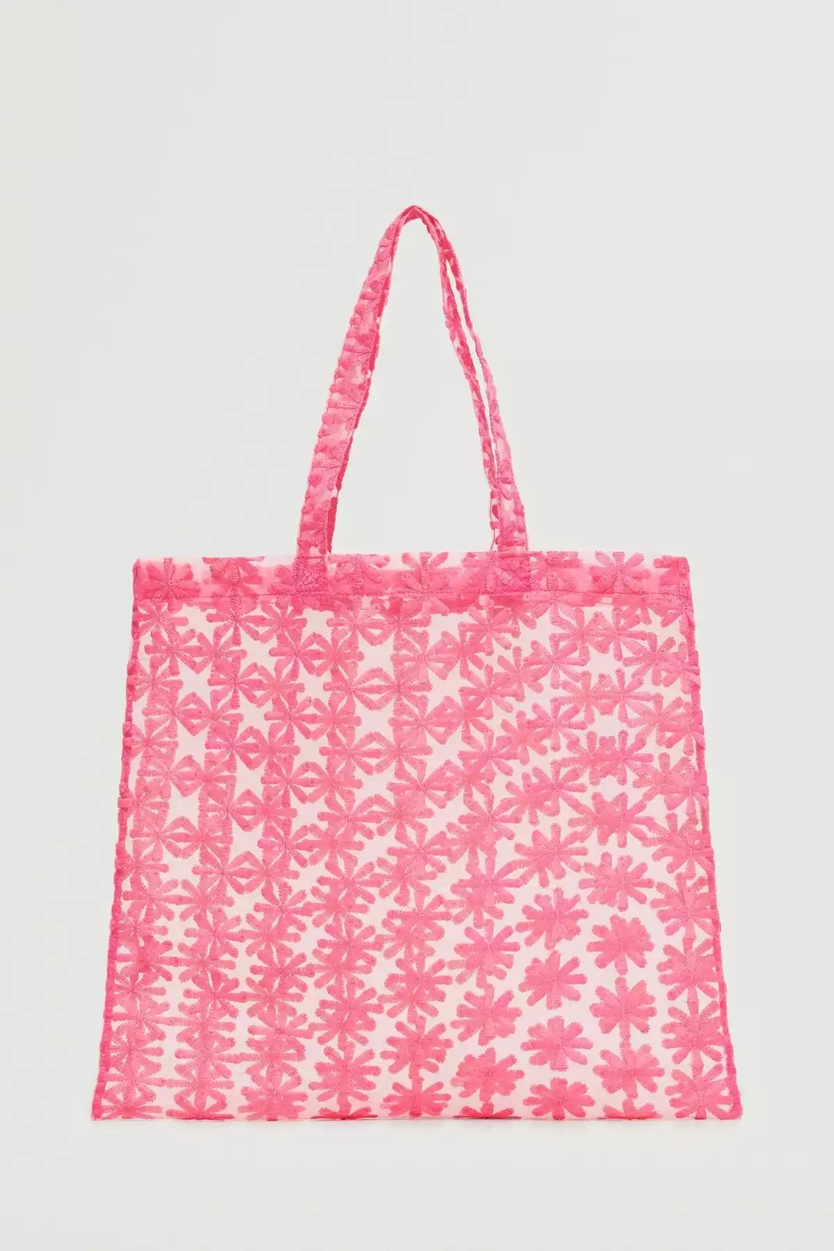 کیف دوشی صورتی زنانه برند MANGO کد 1749925269