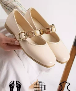 کفش راحتی عروسکی کرم ارتوپدیک راحت دندان سبک زنانه برند StWenn کد 1753608128